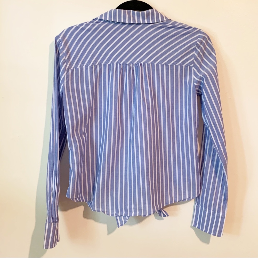 J Crew Womens Size XS Printed Tie-Waist Shirt - Picture 4 of 4
